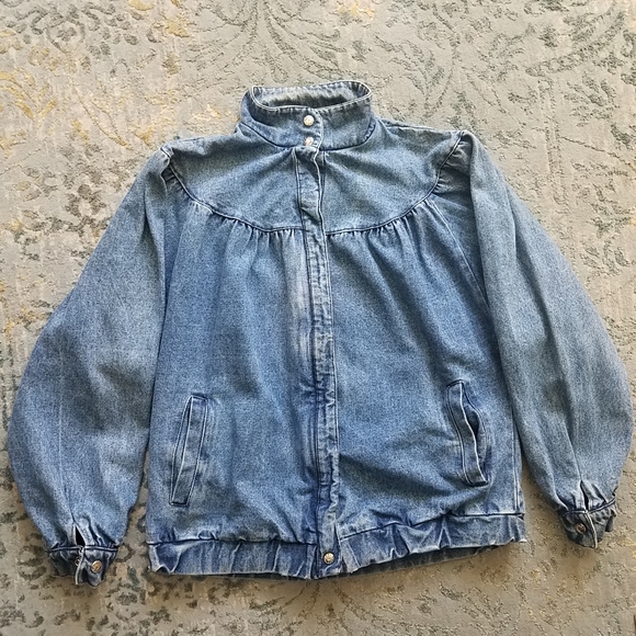 S.B.II By Bitterman SML Authentic Vintage 80's Jean Jacket Size M - Picture 3 of 12